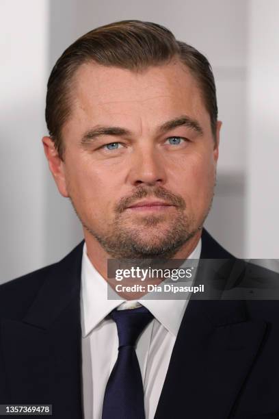 Leonardo DiCaprio attends the world premiere of Netflix's "Don't Look Up" on December 05, 2021 in New York City.