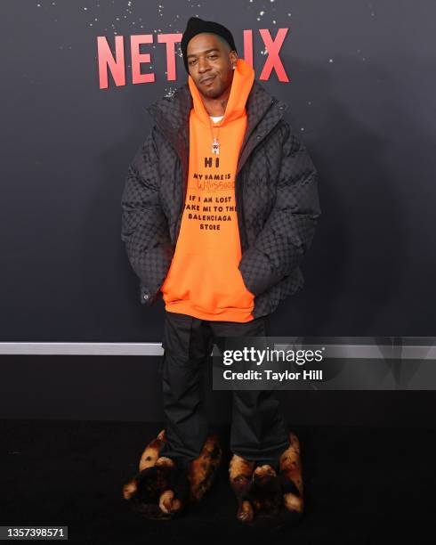 Kid Cudi attends the world premierof Netflix's "Don't Look Up" at Jazz at Lincoln Center on December 05, 2021 in New York City.