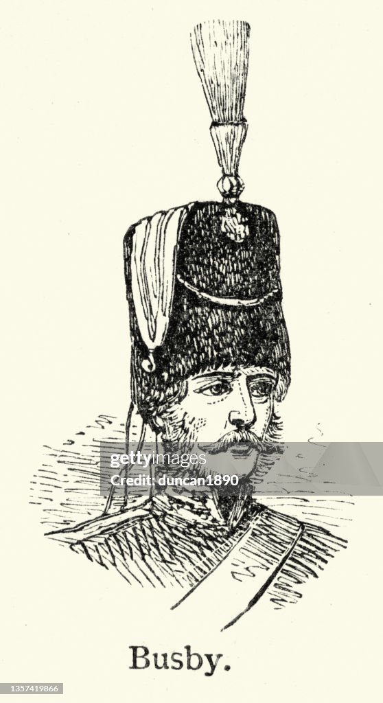 Military Uniforms Headwear Busby A Military Headdress Made Of Fur High