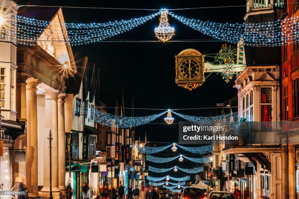 Christmas in Guildford - stock photo