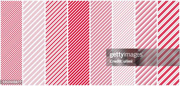 seamless patterns - candy cane stock illustrations