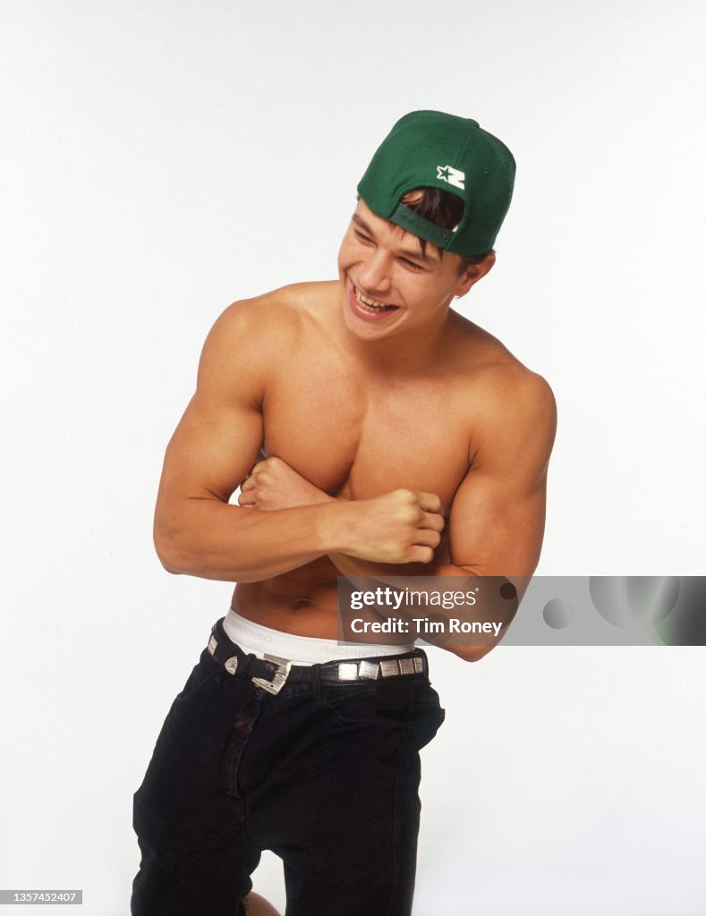 Marky Mark , rapper and actor, circa 1991. Fotografia de notícias