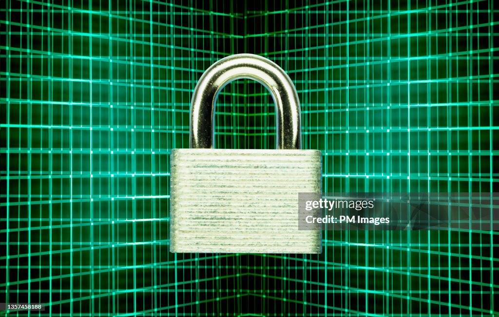 Pad lock - cyber security
