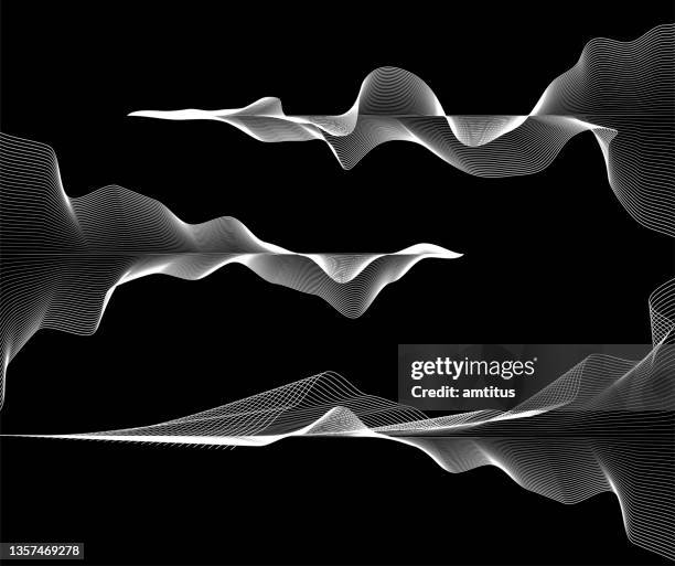 terrains design elements - water surface level stock illustrations