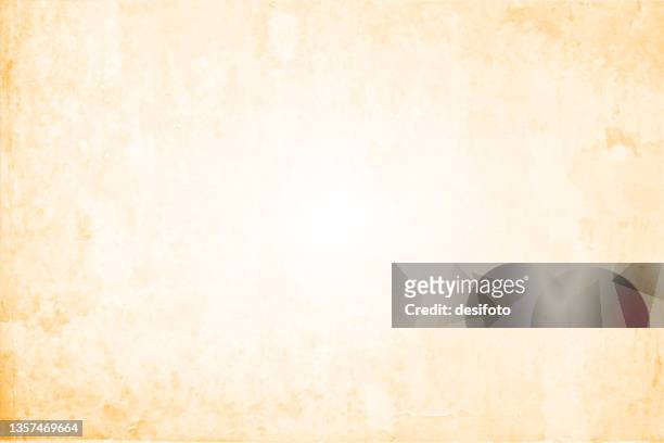 empty and blank dirty pale brown or beige coloured grunge textured horizontal old faded and weathered vector backgrounds abstract light smudges all over like a damp blistered wall - faded condition stock illustrations