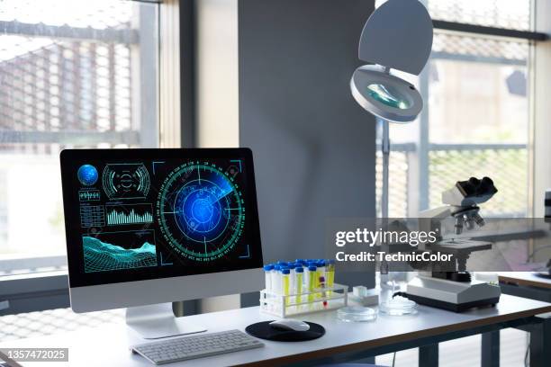 Beaker Computer System Layout Chemistry Beaker Colorful Photos and Premium High Res Pictures - Getty ...
