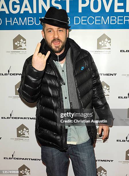 Mirko Alexander Bogojevi attends the After Match Party of "Match against Poverty" at the Altonaer Kaispeicher on December 13, 2011 in Hamburg,...