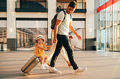 Young Family Having Fun Traveling Together