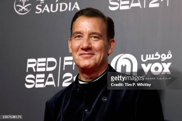 Clive Owen attends the Cyrano premiere during the Red Sea International Film Festival on December 06, 2021 in Jeddah, Saudi Arabia.