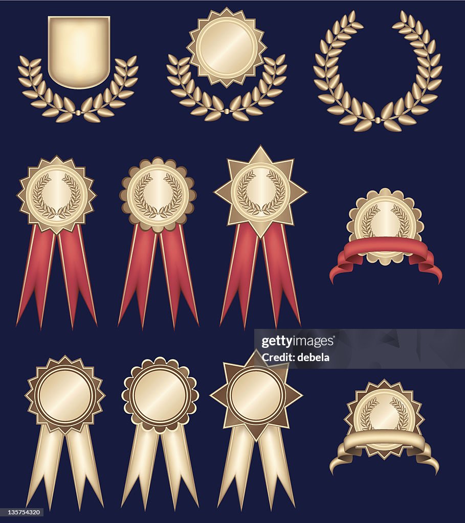 Golden Laurel Awards HighRes Vector Graphic Getty Images