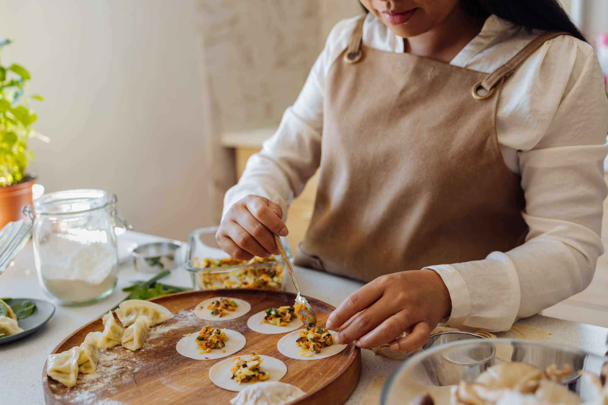 vegan dumplings