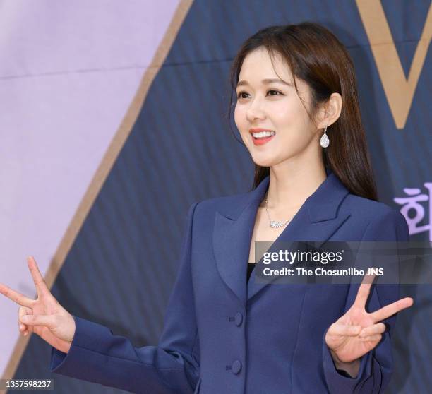 Actress Jang Na-Ra attends the press conference for SBS Drama 'VIP' at SBS Mokdong on October 25, 2019 in Seoul, South Korea.