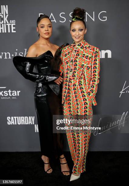 Tessa Thompson and Ruth Negga attend the 4th Annual Celebration of Black Cinema and Television presented by The Critics Choice Association at...