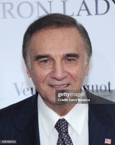 Tony Lo Bianco attends the "The Iron Lady" New York premiere at the Ziegfeld Theater on December 13, 2011 in New York City.