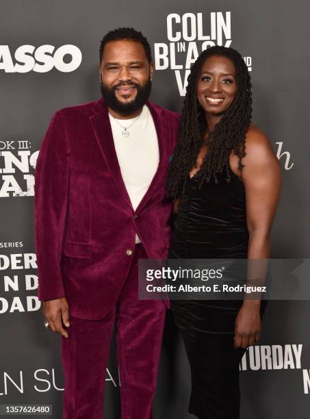 Anthony Anderson and Alvina Stewart attend the Critics Choice Association Presents The 4th Annual Celebration Of Black Cinema & Television at...