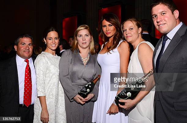 Melania Trump and event sponsors attend the Philadelphia Style Magazine cover event hosted by Melania Trump at Ritz Carlton Hotel on December 13,...
