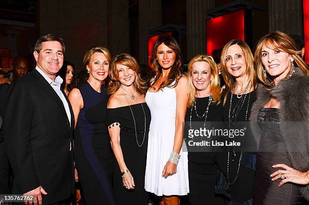 Melania Trump and guests attend Philadelphia Style Magazine cover event hosted by Melania Trump at Ritz Carlton Hotel on December 13, 2011 in...