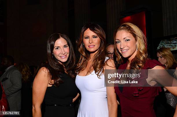 Melania Trump and guests at The Philadelphia Style Magazine cover event hosted by Melania Trump at Ritz Carlton Hotel on December 13, 2011 in...