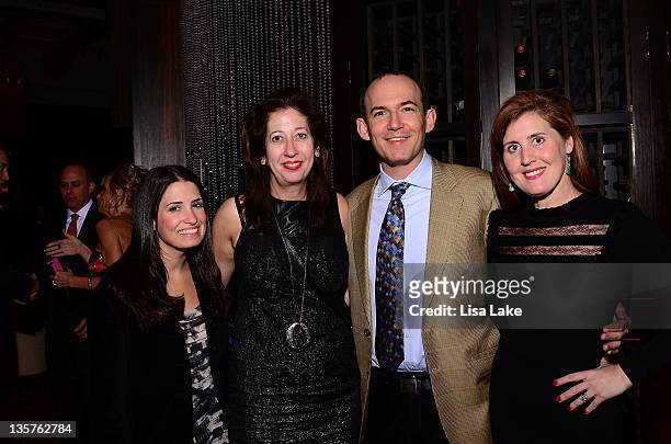 Sarah Santos, Mary Dougherty, Everett Katzen and Kristina Brodie attend The Philadelphia Style Magazine cover event hosted by Melania Trump at Ritz...