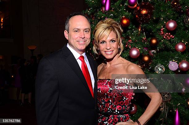 Eric and Renee Quinn attend The Philadelphia Style Magazine cover event hosted by Melania Trump at Ritz Carlton Hotel on December 13, 2011 in...