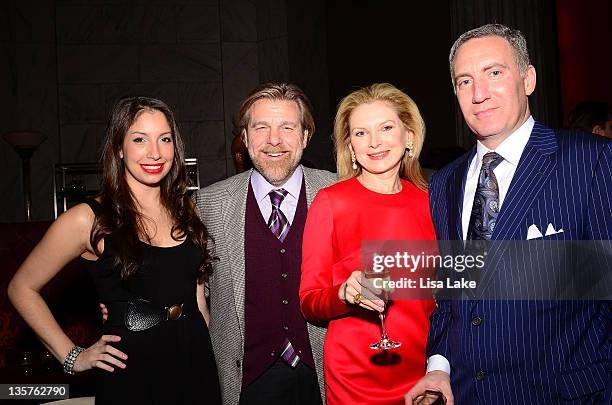 Nicole Rossi, Howard Eskin, Mark Schneider, Krista Bard attend thePhiladelphia Style Magazine cover event hosted by Melania Trump at Ritz Carlton...