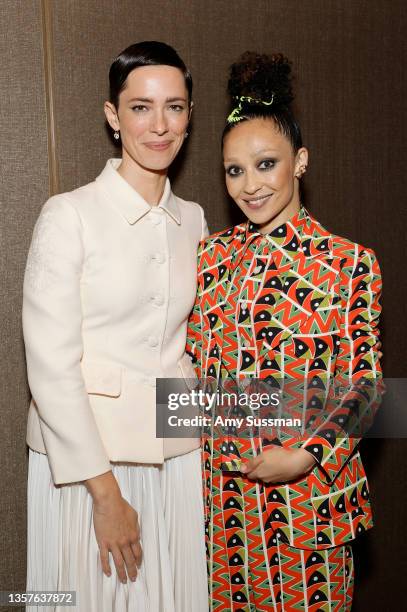 Rebecca Hall and Ruth Negga attend the Fourth Annual Celebration of Black Cinema & Television, presented by the Critics Choice Association at...