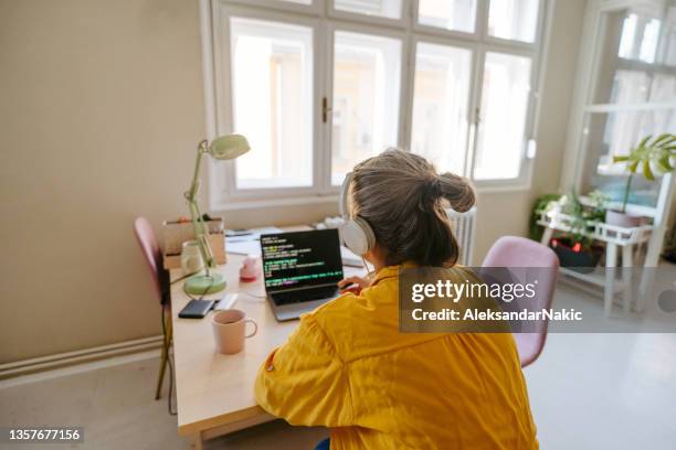 13,637 Woman Coding Laptop Stock Photos, High-Res Pictures, and Images ...