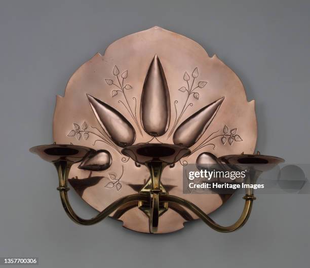 Wall Sconce, England, 1880/1900. Artist William Arthur Smith Benson, W. A .S. Benson & Co..