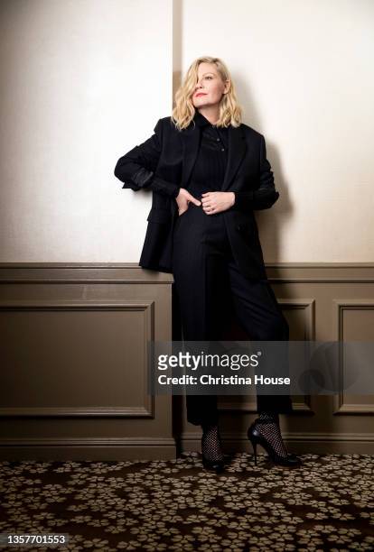 Actress Kirsten Dunst is photographed for Los Angeles Times on November 8, 2021 in Beverly Hills, California. PUBLISHED IMAGE. CREDIT MUST READ:...