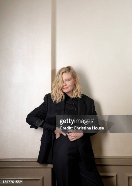 Actress Kirsten Dunst is photographed for Los Angeles Times on November 8, 2021 in Beverly Hills, California. PUBLISHED IMAGE. CREDIT MUST READ:...