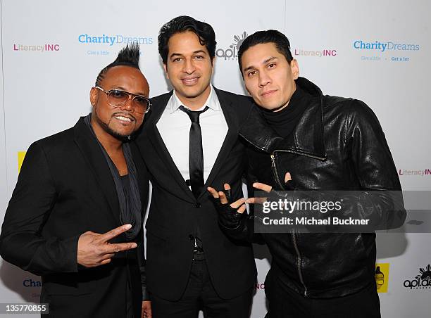 De.Ap, Omar Amanat Ceo of Charity Dream and Taboo attend APL.De.Ap's Birthday Celebration and Launch of Charity Dreams at The Conga Room at L.A. Live...