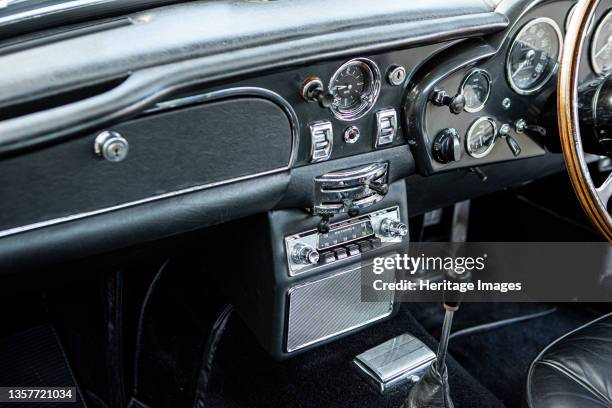 Interior of a 1965 Aston Martin DB5. Artist Unknown.