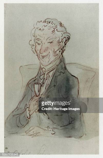 Colonel Seaham, late 18th-early 19th century. 'An outstanding example of Rowlandson's portraiture is here illustraited in "Colonel Seaham". We feel...