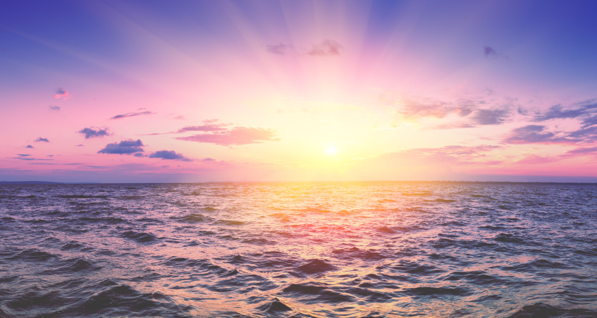 sunrise over ocean