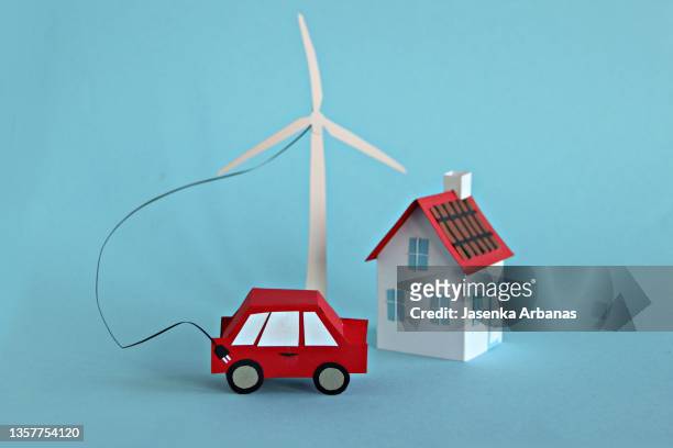 environmental concept - red car wire stock pictures, royalty-free photos & images