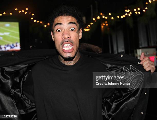 Gunplay of Maybach Music Group visits Sue's Rendezvous on December 13, 2011 in Mount Vernon, New York.