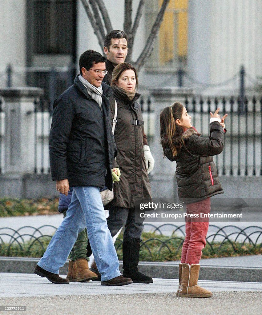 Princess Alexia of Greece And Duke of Palma With Families Sighting In Washington - December 3, 2011