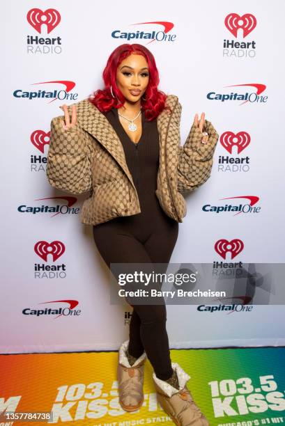 Saweetie attends iHeartRadio 103.5 KISS FM's Jingle Ball 2021 Presented by Capital One at Allstate Arena on December 7, 2021 in Chicago, Illinois.