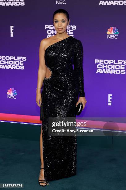Susan Kelechi Watson attends the 47th Annual People's Choice Awards at Barker Hangar on December 07, 2021 in Santa Monica, California.