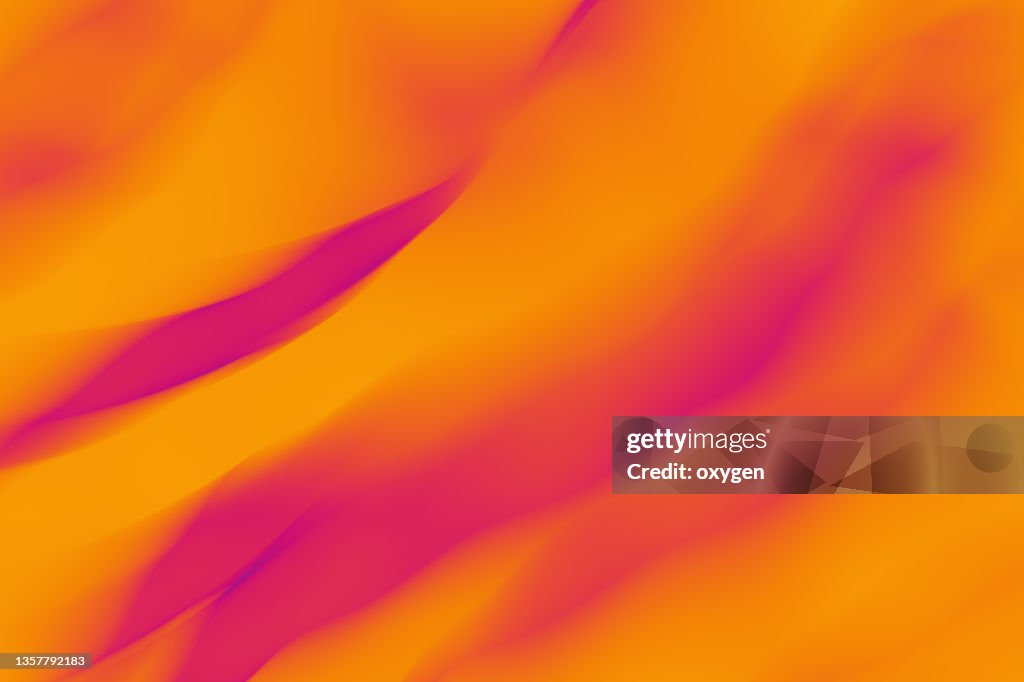 Abstract Ribbon Red Yellow Background. Celebration Anniversary Abstract Background. Soft Flowing Wave Purple Yellow Curve Background