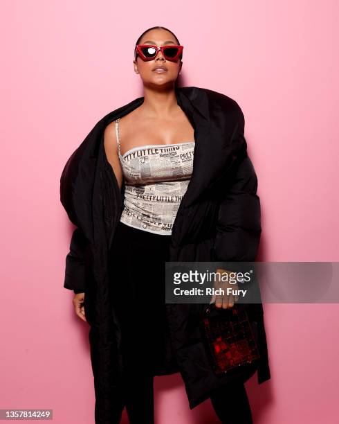 Shantel Jackson attends PrettyLittleThing x Lakers at Staples Center on December 07, 2021 in Los Angeles, California.