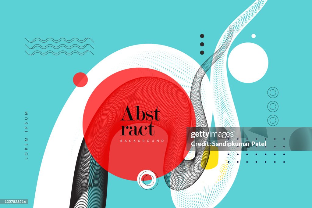 Fondo vectorial con formas abstractas de neón en colores pastel degradados