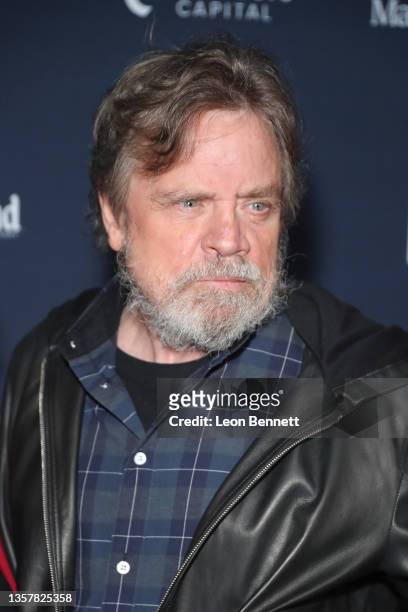 Mark Hamill attends the 2021 Galaxy Of Wishes at Disneyland Park on December 07, 2021 in Anaheim, California.