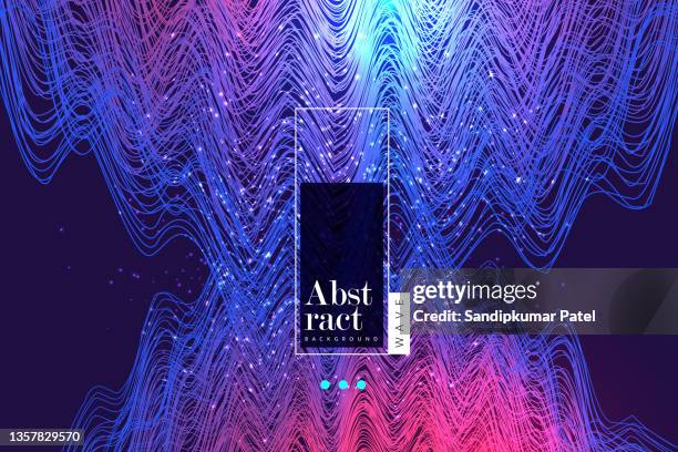 blue particle background - cable management stock illustrations