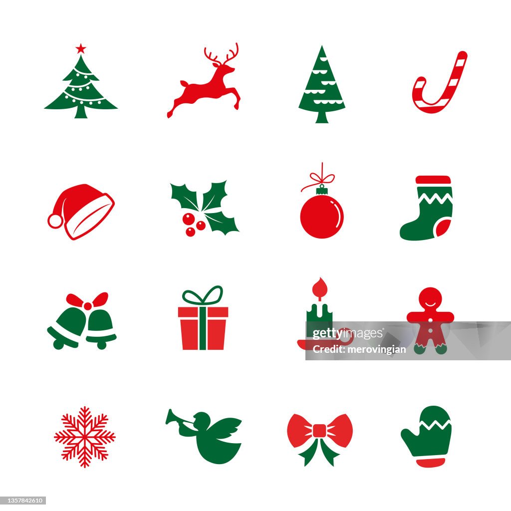 Christmas Icons Set