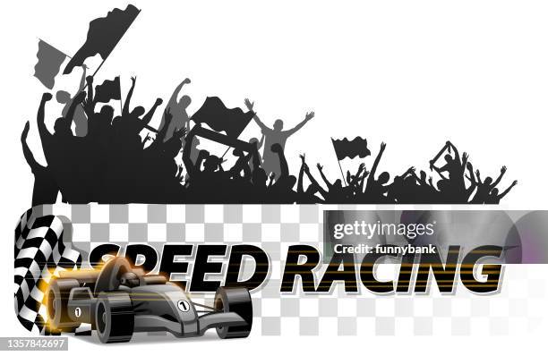 blank checkered banner - pit stop stock illustrations