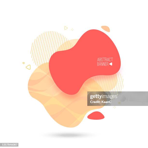 abstract modern graphic element. dynamic colorful form and line. flowing liquid shape gradient abstract banner. template for a logo, flyer or presentation design. vector. - space force logo stock illustrations