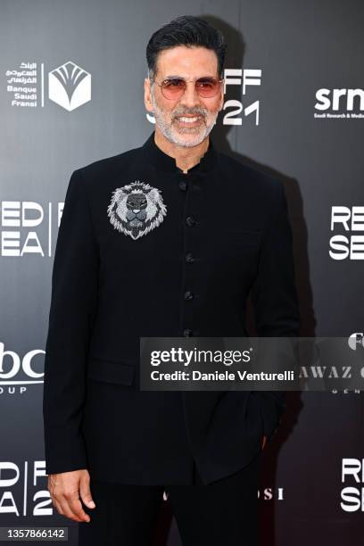 Akshay Kumar attends the "Sing 2" premiere during The Red Sea International Film Festival on December 08, 2021 in Jeddah, Saudi Arabia.