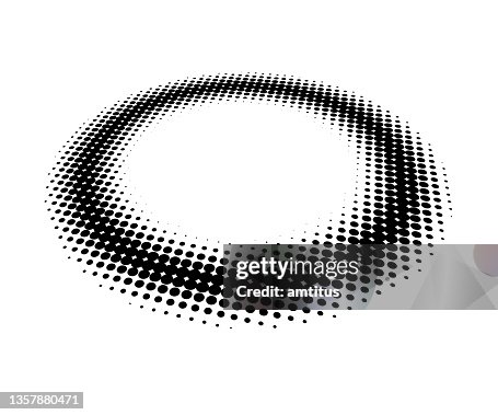 Halftone circle Halftone circle