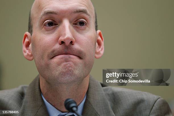 Nuclear Regulatory Commission Chairman Chairman Gregory Jaczko testifies before the House Oversight And Government Reform Committee December 14, 2011...